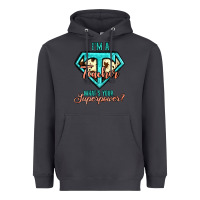 Smoke i'm a teacher what's your superpower cowhide Heavyweight Hoodie - Jasminsmagicworld