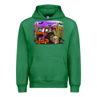 Emerald Halloween tractor Urban Hoodie - RanaPortraitStore