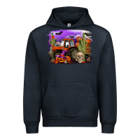 Navy Halloween tractor Urban Hoodie - RanaPortraitStore