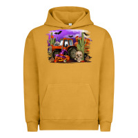 Pigment Peanut Butter Halloween tractor Urban Hoodie - RanaPortraitStore