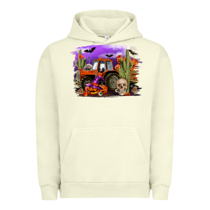 Halloween Tractor Urban Hoodie by RanaPortraitStore | Teevron