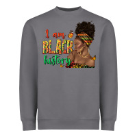 Storm i am black history afro black woman juneteenth Heavyweight Sweatshirt - texasbilliewilder