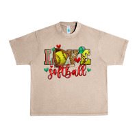 French Oak love softball Urban Heavy Tee - Zillion Design Studio
