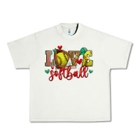 Pistachio love softball Urban Heavy Tee - Zillion Design Studio