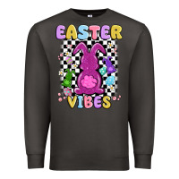 Smoke easter vibes peep faux sequin Premium Sweatshirt - MaliasSmallBusiness