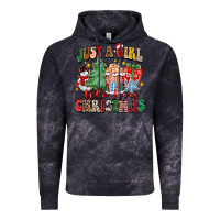 Cloud Black just a girl who loves christmas Vintage Hoodie - Zillion Design Studio