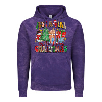 Cloud Purple just a girl who loves christmas Vintage Hoodie - Zillion Design Studio