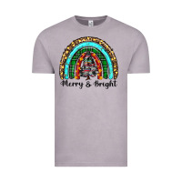 Vintage Zinc merry and bright rainbow christmas Vintage Tee - RanaPortraitStore