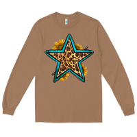 Toasted Coconut western leopard star Long Sleeve Tee - HRA Design Shop