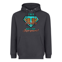 Smoke i'm a teacher what's your superpower leopard Heavyweight Hoodie - Jasminsmagicworld