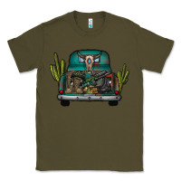 Army Green soldier truck Classic Tee - CowhideDigitalArt