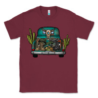 Burgundy soldier truck Classic Tee - CowhideDigitalArt