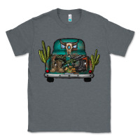 Charcoal Heather soldier truck Classic Tee - CowhideDigitalArt