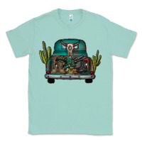Seafoam soldier truck Classic Tee - CowhideDigitalArt