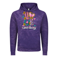 Cloud Purple love western cowboy Vintage Hoodie - texasbilliewilder