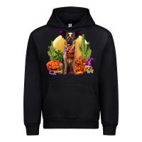 Black Halloween german shepherd Urban Hoodie - RanaPortraitStore