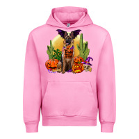 Fuchsia Pink Halloween german shepherd Urban Hoodie - RanaPortraitStore