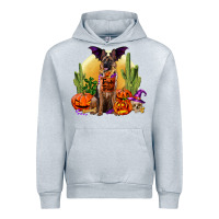 Heather Grey Halloween german shepherd Urban Hoodie - RanaPortraitStore