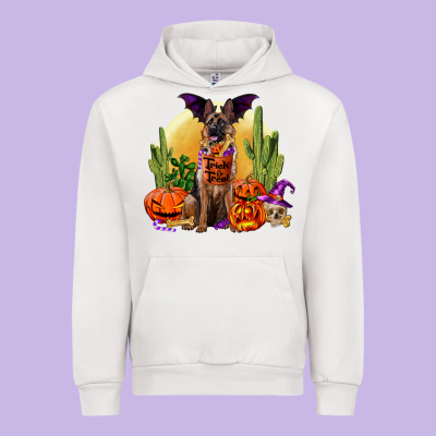 Halloween German Shepherd Urban Hoodie Designed By Ranaportraitstore