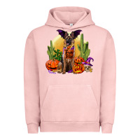 Pigment Salmon Halloween german shepherd Urban Hoodie - RanaPortraitStore