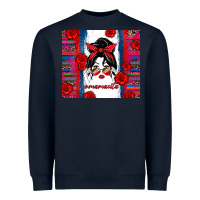 Navy mamacita serape Heavyweight Sweatshirt - Zillion Design Studio