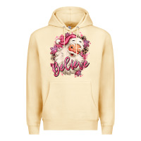 Pina Colada believe pink christmas santa claus Premium Hoodie - MaliasSmallBusiness
