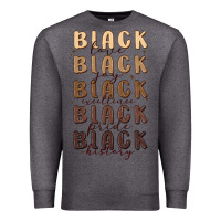 Charcoal Heather black history Premium Sweatshirt - MaliasSmallBusiness