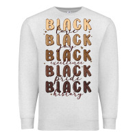 Oatmeal Heather black history Premium Sweatshirt - MaliasSmallBusiness