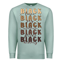 Seafoam black history Premium Sweatshirt - MaliasSmallBusiness