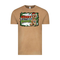 Vintage Camel merry and bright cockapoo Vintage Tee - RanaPortraitStore