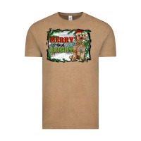 Vintage Coffee merry and bright cockapoo Vintage Tee - RanaPortraitStore