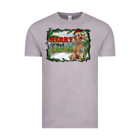 Vintage Zinc merry and bright cockapoo Vintage Tee - RanaPortraitStore