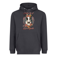 Smoke just a girl who loves goats Heavyweight Hoodie - Jasminsmagicworld