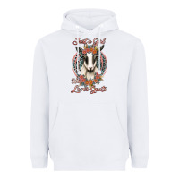 White just a girl who loves goats Heavyweight Hoodie - Jasminsmagicworld