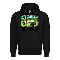 Black they see me rollin' they hattin' Zipper Hoodie - Artiststas
