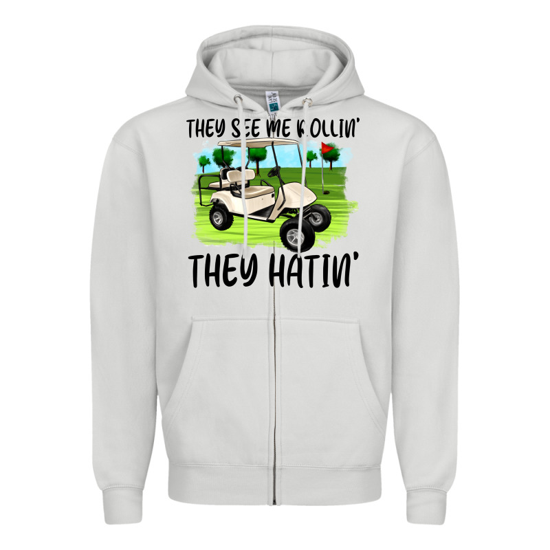 They See Me Rollin' They Hattin' Zipper Hoodie by Artiststas | Teevron