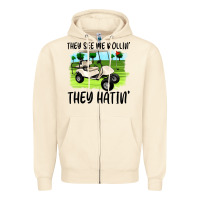 Sandshell they see me rollin' they hattin' Zipper Hoodie - Artiststas