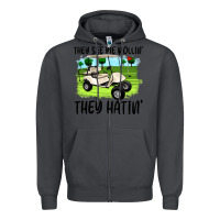 Smoke they see me rollin' they hattin' Zipper Hoodie - Artiststas