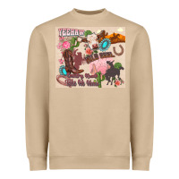 Mushroom yeehaw western Heavyweight Sweatshirt - Zillion Design Studio