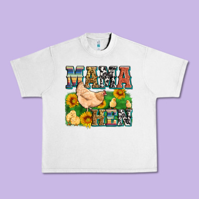 Mama Hen Urban Heavy Tee Designed By Zillion Design Studio
