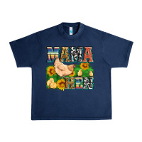 Navy mama hen Urban Heavy Tee - Zillion Design Studio