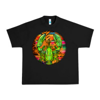 Black lobster round Urban Heavy Tee - BarkalooDesign