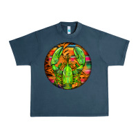 Midnight Navy lobster round Urban Heavy Tee - BarkalooDesign