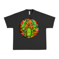 Pigment Black lobster round Urban Heavy Tee - BarkalooDesign