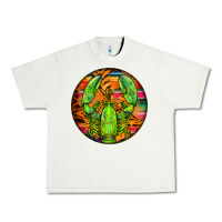 Pistachio lobster round Urban Heavy Tee - BarkalooDesign