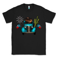 Black texas truck Classic Tee - CowhideDigitalArt