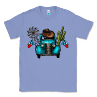 Colony Blue texas truck Classic Tee - CowhideDigitalArt