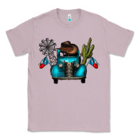 Lilac texas truck Classic Tee - CowhideDigitalArt