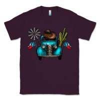 Plum texas truck Classic Tee - CowhideDigitalArt