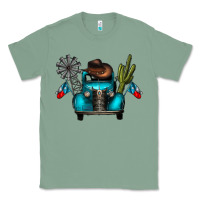 Sage texas truck Classic Tee - CowhideDigitalArt